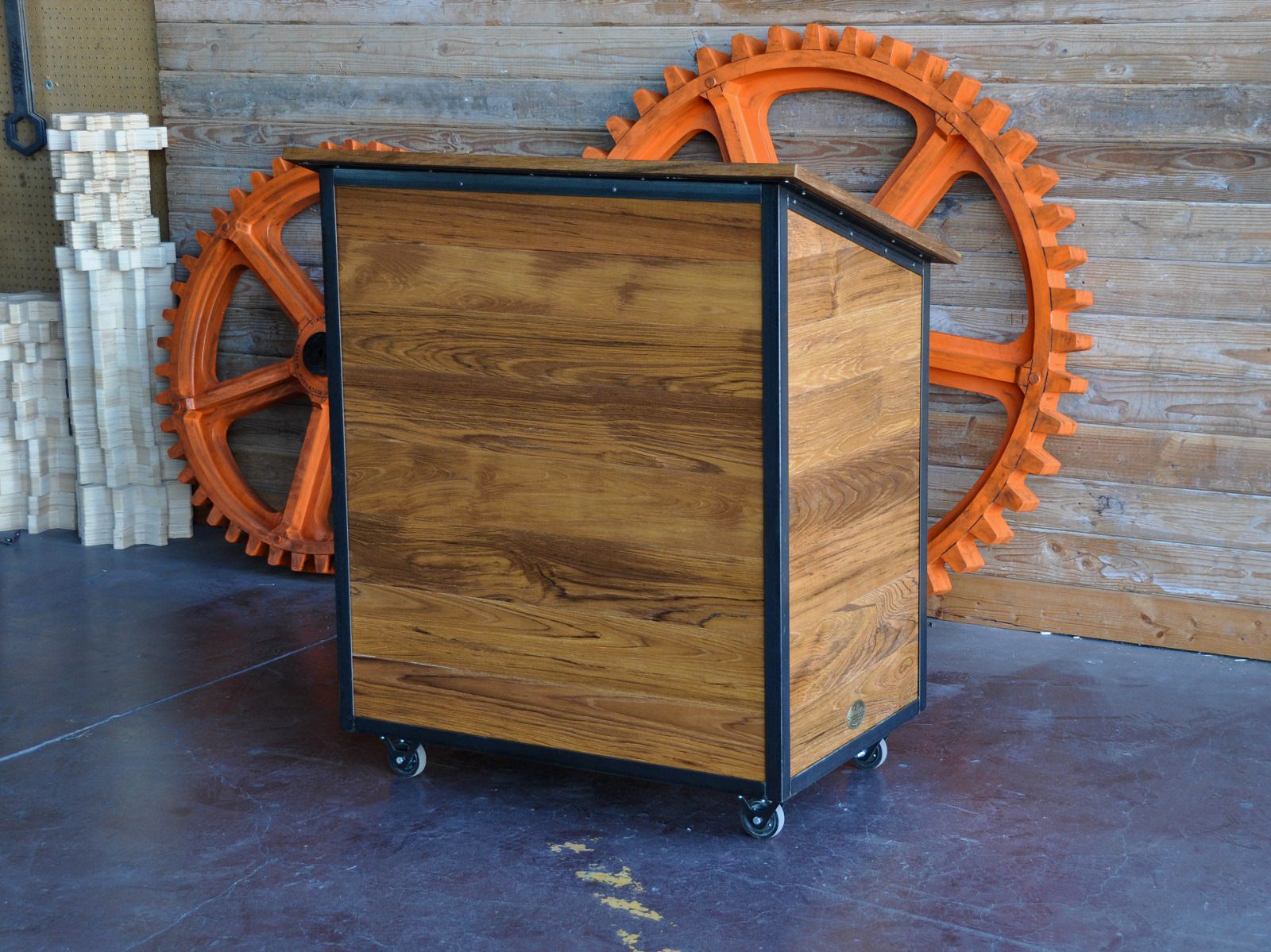 Karl Hostess Stand | Vintage Industrial Furniture