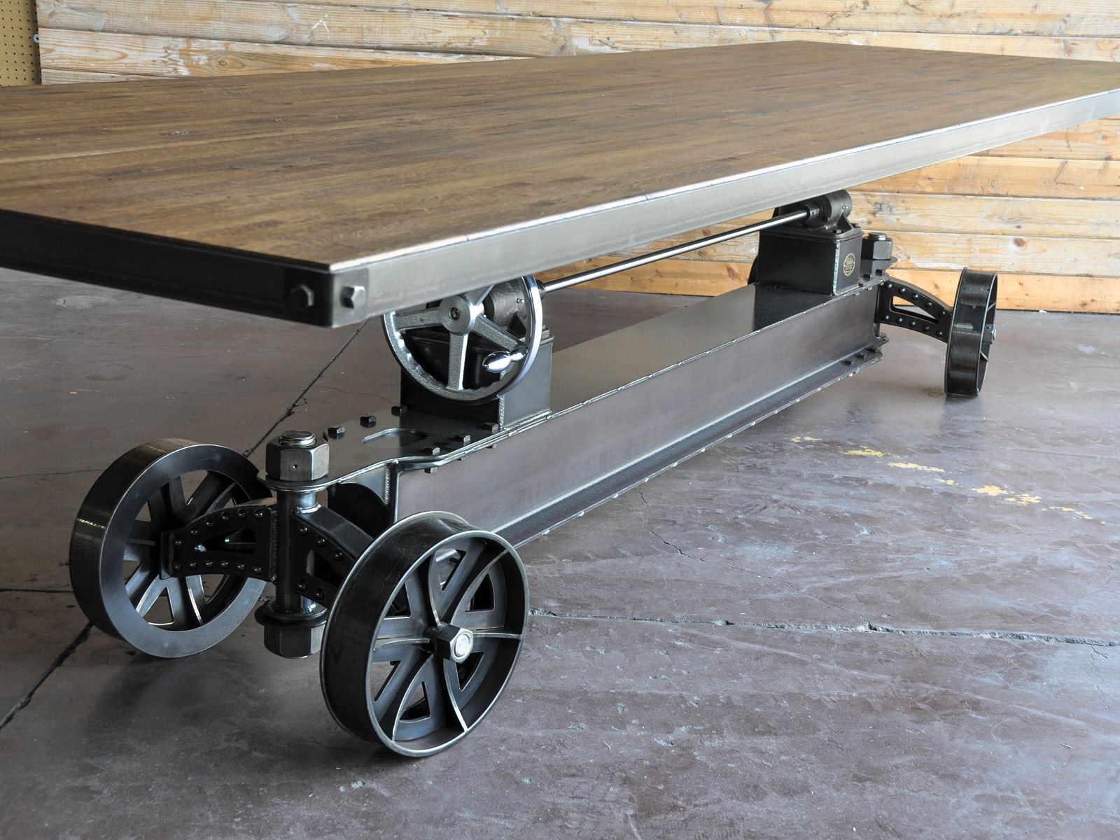 Train Conference Table | Vintage Industrial Furniture